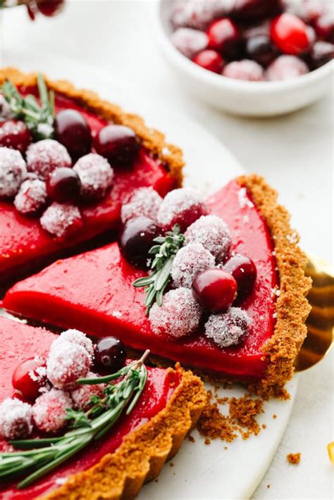 Beautiful Cranberry Curd Tart Recipe The Recipe Critic