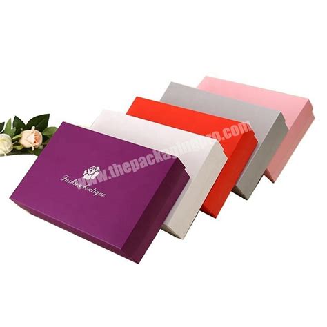 Custom Luxury Paper Pillow Case Sock Packaging Box Bikini Clothing