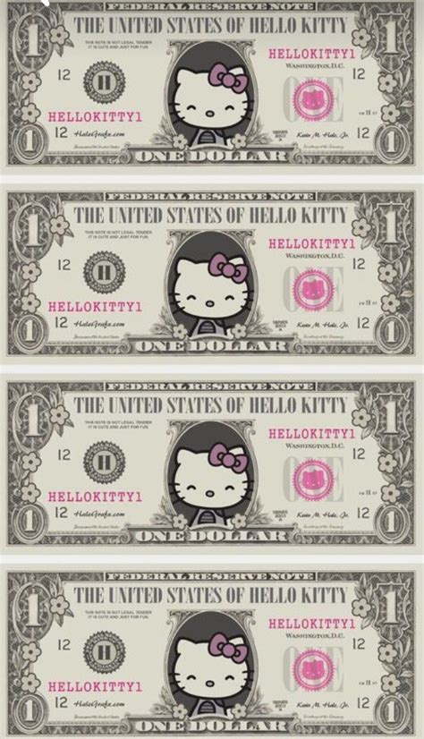 hello kitty money Приглашения hello kitty Эскизы открыток Hello