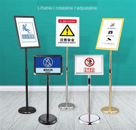 Bigplus Display Sign Board Stand Stainless Steel Display Stand