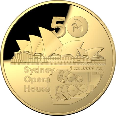 2023 100 Gold Domed Proof Coin 50th Anniversary Of The Sydney Opera