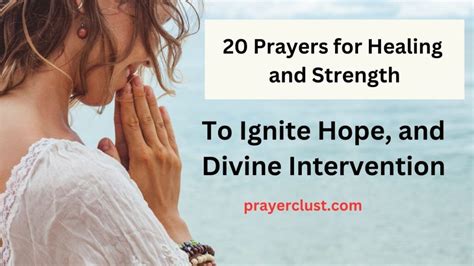 20 Powerful Prayers for Healing and Strength to Ignite Hope, and Divine ...