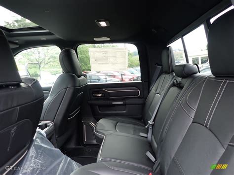 Black Interior 2020 Ram 2500 Limited Crew Cab 4x4 Photo #139060155 | GTCarLot.com