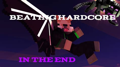 Beating Minecraft Hardcore Without Leaving The End Youtube