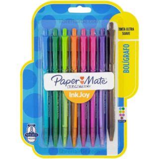 Set Bol Grafos Retr Ctiles Paper Mate Inkjoy Kilom Trico Divertidos