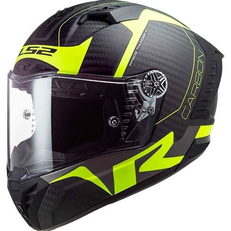 Casco Ls Ff Thunder Racing Matt H V Yellow Santamar A Motor