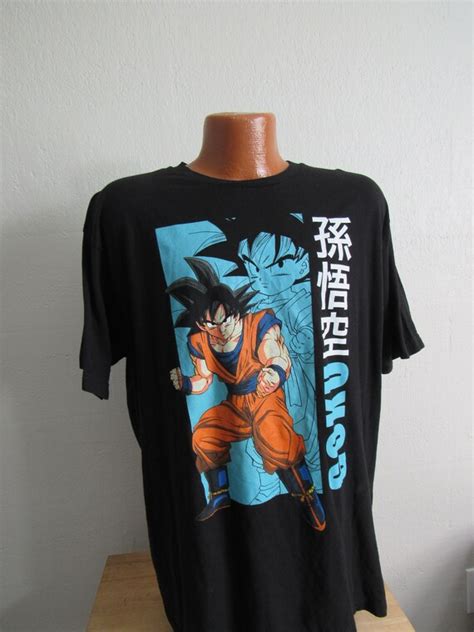 Dragon Ball Z Goku Men S Xl Black Anime Japan T Shirt Gem