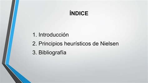 Principios Heur Sticos De Nielsen Presentaci N Ppt