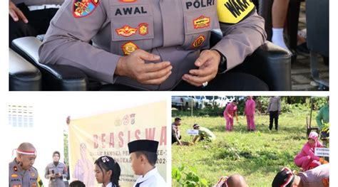 Sambut Hari Bhayangkara Ke Polres Morowali Gelar Penanaman Pohon