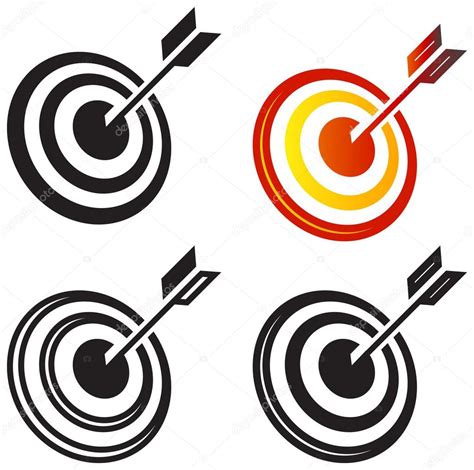 Bang On Target Icon — Stock Vector © Designpraxis 51772733