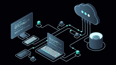 Cloud Technology Computing Animation Modern Cloud Technology Data