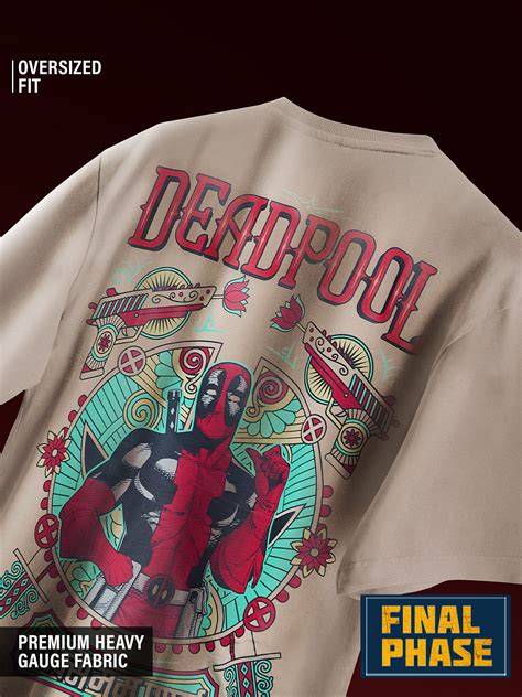 Buy Deadpool Truck Art Oversized T Shirts Online