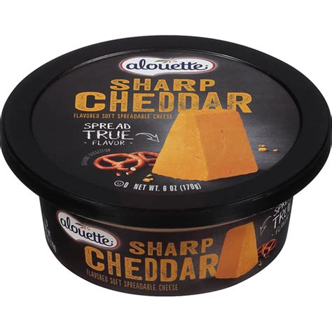 Alouette Soft Spreadable Cheese Sharp Cheddar | Specialty Cheese ...