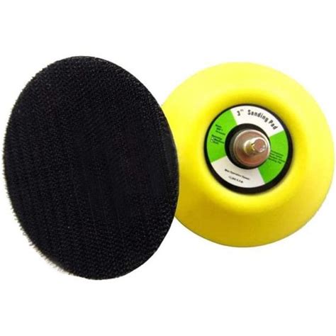 Patin de ponçage Tampon de polissage 75 mm filetage 6 mm support pour