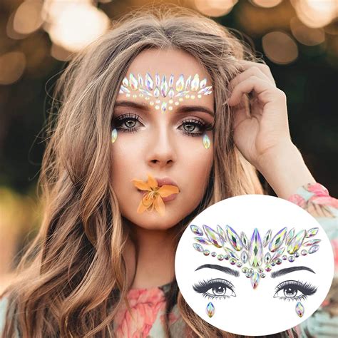 Glitter Face Jewels Sticker Temporary Tattoo Party Face Makeup Tools