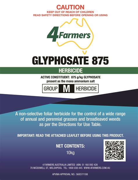 GLYPHOSATE 875 4Farmers