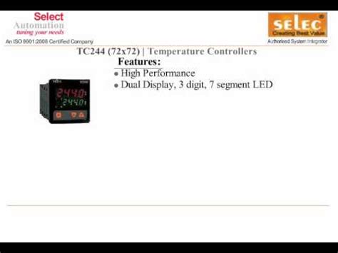 Digital Temperature Controller Pid Fuzzy Ecnomical Tc Selec Youtube