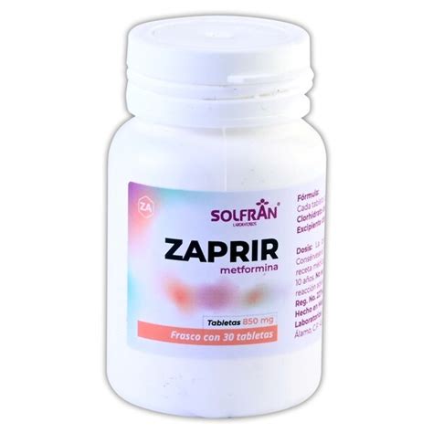 Medically Zaprir Fco C 30 Tabs 850 Mg Farmacia A Domicilio