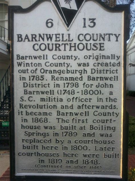 Barnwell County Courthouse, Barnwell S.C. | Barnwell, Courthouse, County