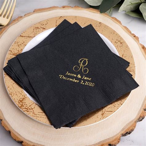 Custom Cocktail Napkins With Logo Lorie Avila