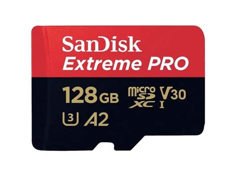 SanDisk Extreme Pro Flash Minneskort MicroSDXC Till SD Adapter