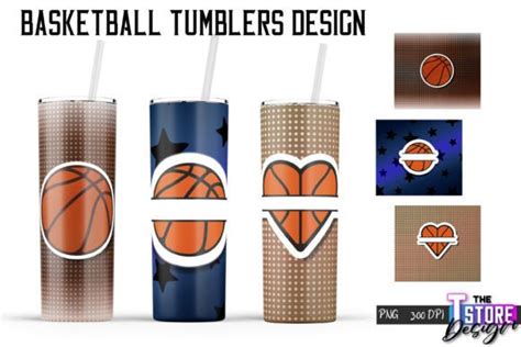 Basketball Tumbler Sport Design Man Graphic By The T Store Design