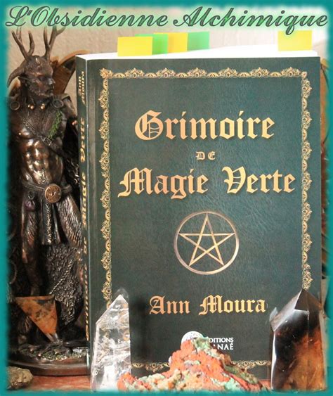 Grimoire De Magie Verte A Moura Grimoire Mystique Book Cover