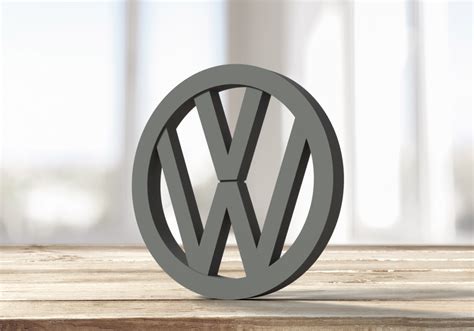 Free Stl File Vw Volkswagen Shopping Cart Chip D Print Design To