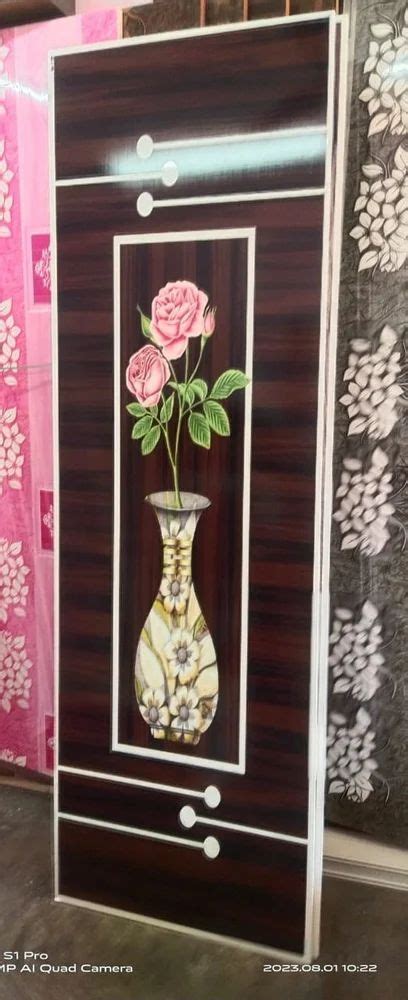 Swing Polished Printed PVC Bathroom Doors At Rs 2500 Piece In