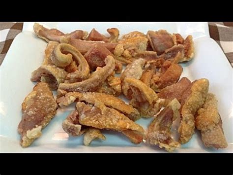 Cortezas De Cerdo Chicharr N Recetas De Cocina Youtube