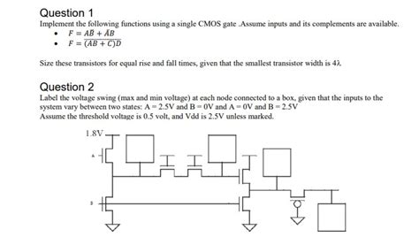 Solved Question 1 Implement The Following Functions Using A