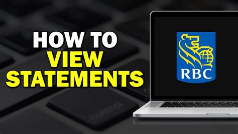 How To View Statements On Royal Bank Of Canada App Quick Tutorial