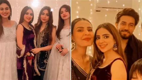 Saboor Aly Ali Ansari S Wedding Festivities Kick Off With A Dholki