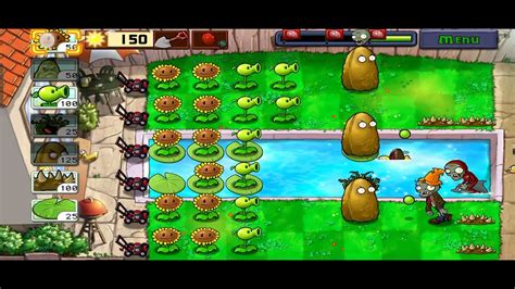 Plants Vs Zombies Pool Level 9 Gameplay Youtube