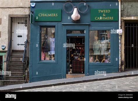 Quirky Clothing Shop Front With Joke Glasses Grassmarket Edinburgh