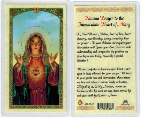 Immaculate Heart Of Mary Novena