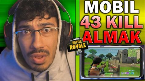 Mobİl DÜnya Kİll Rekoru Kirildi 43 Kİll Aldilar Fortnite Battle