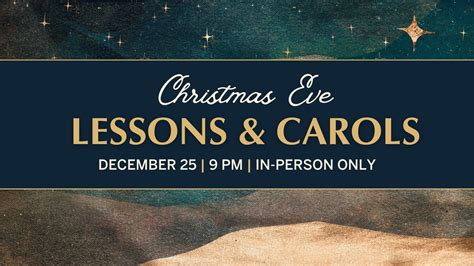 Lessons & Carols | Christmas Eve | 9 pm - First Unitarian Church of Dallas