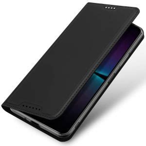 Dux Ducis Slim Softcase Bookcase Voor De Sony Xperia 1 V Zwart