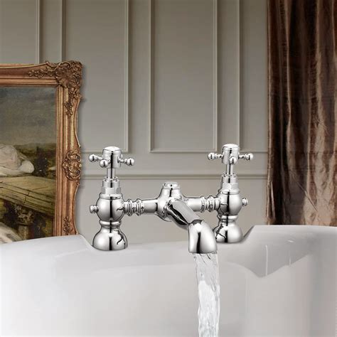 Wasserrhythm Bath Mixer Taps Victorian Traditional Monobloc Bathroom