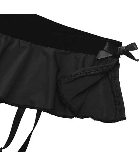 Men S Sissy Pouch Panties Mooning Skirted Crossdress Bikini Briefs