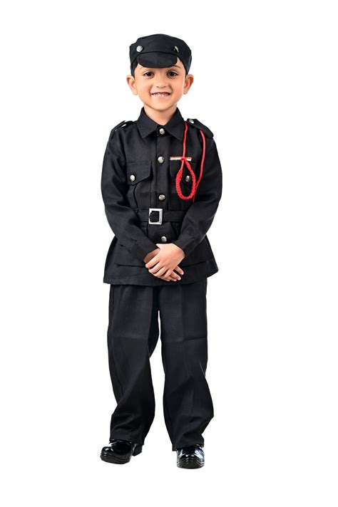 Rent or Buy Black Commando NSG Kids Fancy Dress Costume in India