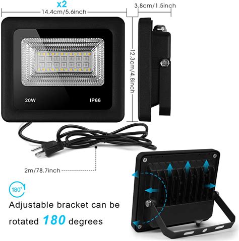 Aluminum Rgb Flood Light With App Control 20w Smart Flood Light Rgbw