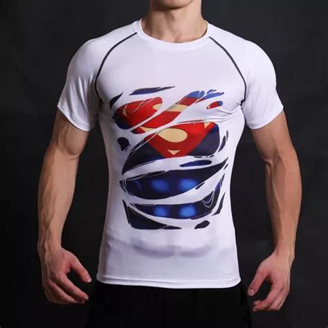 Playera Superman Marvel Dc Comics Crossfit Gym Nueva MercadoLibre