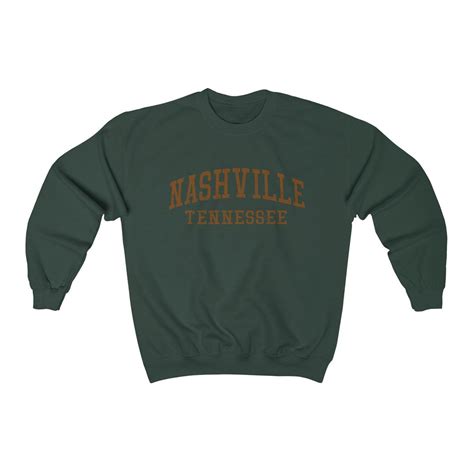 Nashville Tennessee Sweatshirt Retro 70s Style Unisex Graphic | Etsy