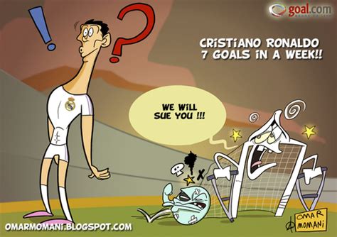 Cristiano Ronaldo 7 goals von omomani | Sport Cartoon | TOONPOOL