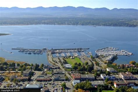 Aerial View Of Comox Harbour Comox Valley Vancouver Island Bc Your