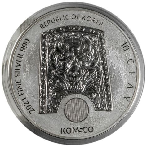 2021 10 Oz Silver South Korean Chiwoo Cheonwang Silver