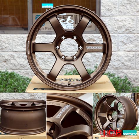 Rays Volk Racing Te Wheels X X Offset Bronze Large P C D