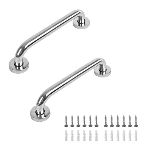 Wsyw 2pcs 118in Stainless Steel Grab Bar Bathroom Safety Handicap